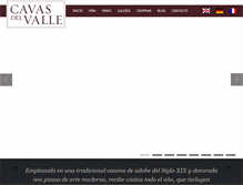 Tablet Screenshot of cavasdelvalle.cl